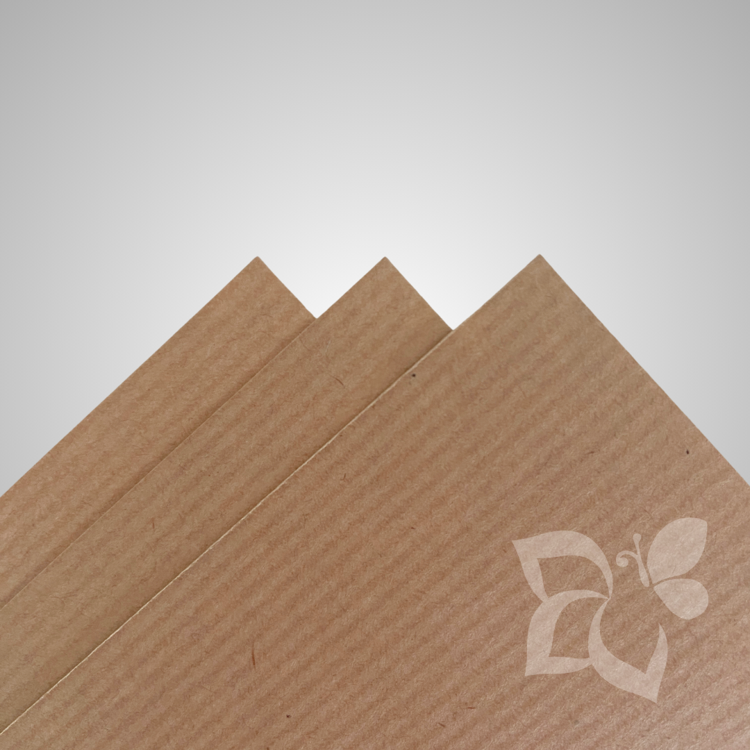 Carta adesiva KRAFT RIGATA - 80 g/mq