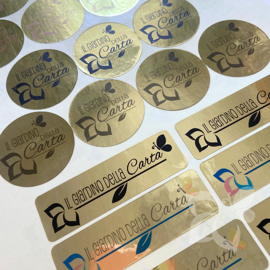 Carta adesiva METALLIZZATO ORO