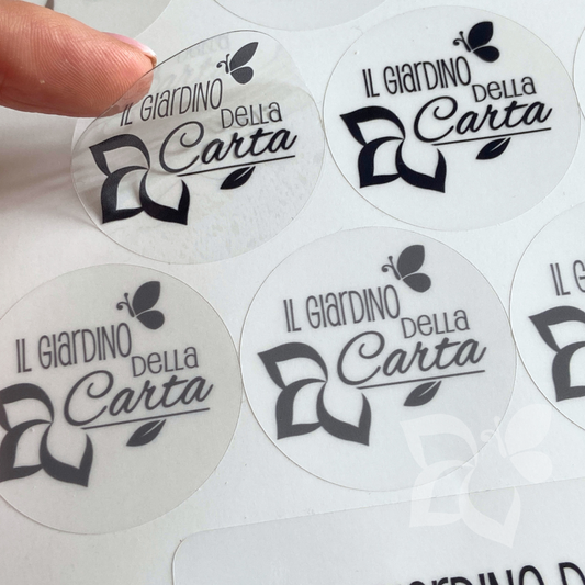 Carta adesiva TRASPARENTE INKJET