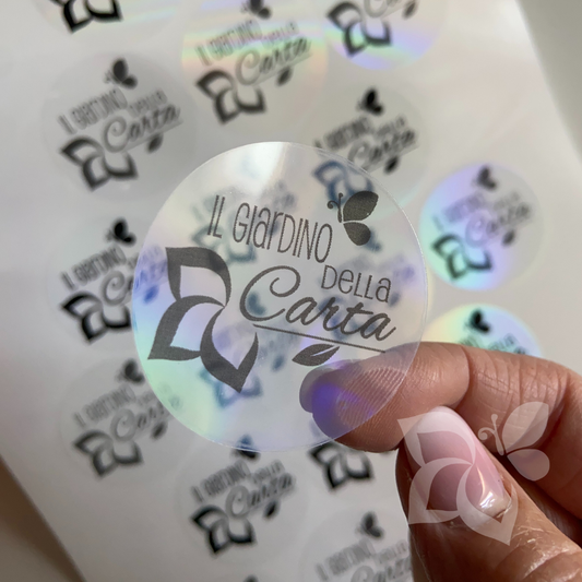 Carta adesiva TRASPARENTE RAINBOW