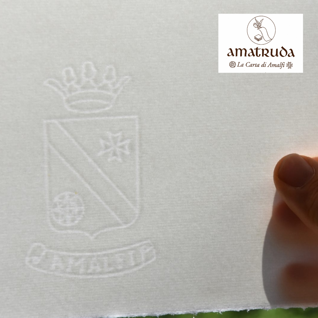 Amatruda Foglio A4 in carta Amalfi - Avorio