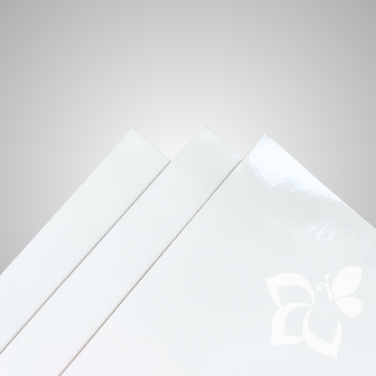 Carta adesiva fotografica BIANCO LUCIDO -  135 g/mq
