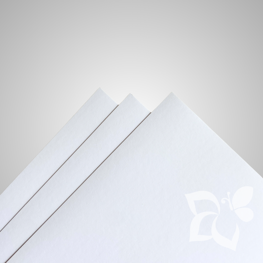 Carta adesiva fotografica BIANCO OPACO -  130 g/mq