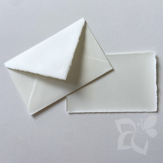 Amatruda Busta 12x18 cm in carta Amalfi - Avorio