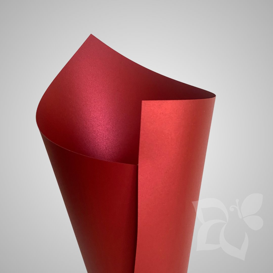 Favini Majestic Red Satin - 250 g/mq